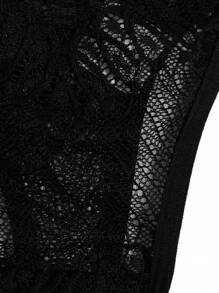 Quần lót lọt khe đính đá gợi cảm, Rave - màu đen - Xem 6