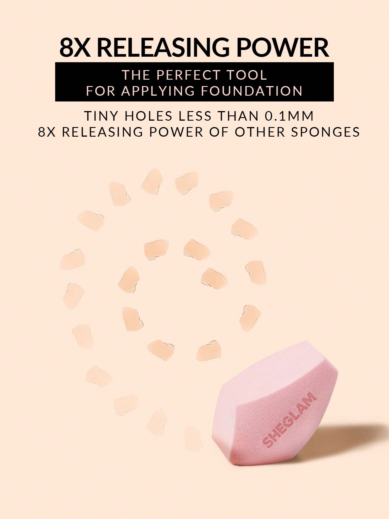 Multi-Faceted Makeup Sponge-Pink 4