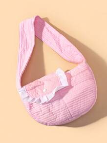 1pc Minimalist Pet Carrier Bag - Pink - View 6