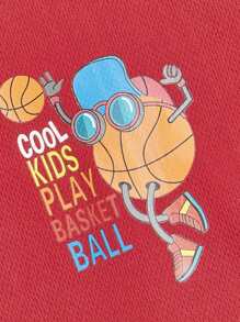 1pc Cartoon Graphic Pet Tee - Red - View 6