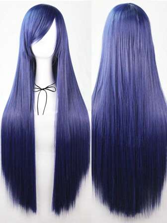 長款直筒角色扮演合成假髮帶劉海