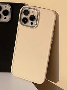 電鍍手機殼相容 iPhone 15/15Pro/15Plus/15Promax - 白色 - 查看 3