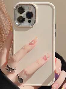 電鍍手機殼相容 iPhone 15/15Pro/15Plus/15Promax - 白色 - 查看 5