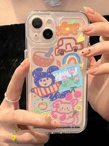 Ốp Điện Thoại Họa Tiết Hoa Tương Thích Với iPhone15/15Plus/15Pro/15Promax - Nhiều màu - Xem 4