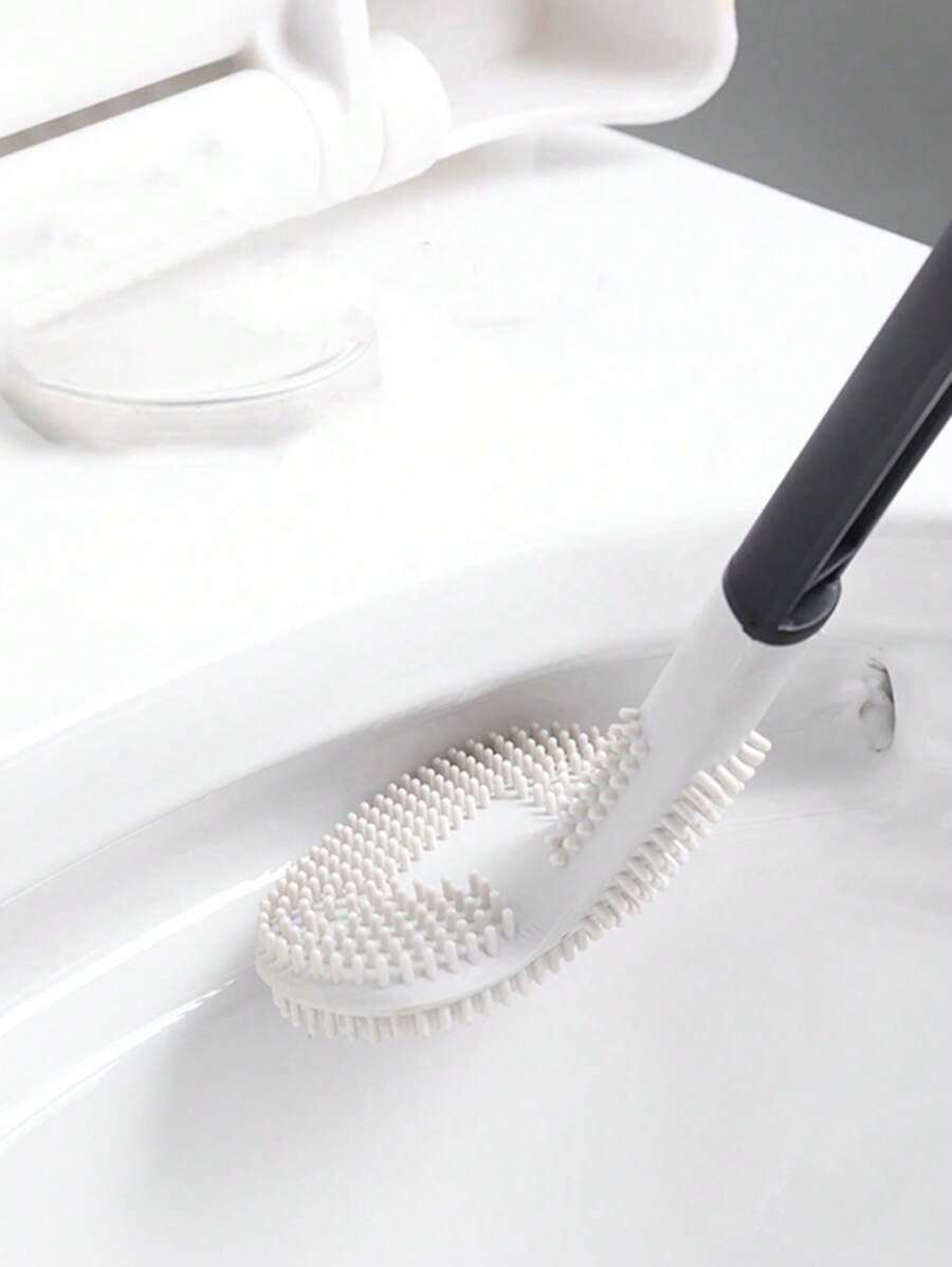 1pc TPR Toilet Cleaning Brush - Multicolor - View 1