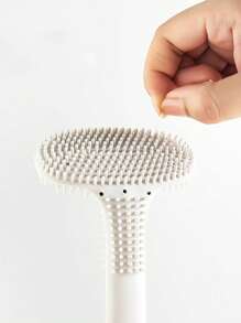 1pc TPR Toilet Cleaning Brush - Multicolor - View 4