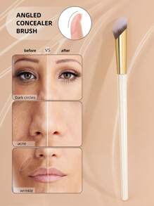 1pc Concealer Brush For Women Make Up Use - White - View 1