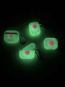 Hộp đựng tai nghe in hình "DOING THE THING WITH LOVE" phát sáng trong bóng tối, kèm theo 1 móc treo hộp đựng tai nghe, tương thích với hộp đựng , các loại hộp đựng tai nghe, hộp đựng Pro 3, hộp đựng Pro (thế hệ thứ 2), hộp đựng 3, hộp đựng Pro, hộp đựng 1/2, hộp đựng 4. - Nhiều màu - Xem 3