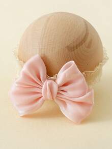 1 băng đô trang trí nơ cho bé & 1 đôi tất - Màu Hồng baby - Xem 4