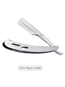 profesional clásico pelo plegable pelo afeitado Herramienta sin Cuchilla - Plateado - Ver 4