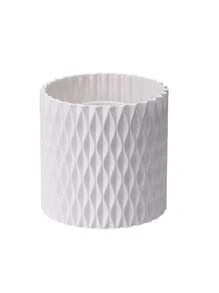 1pc Solid Color White Jewelry Storage Box, Modern Plain Plastic Jewelry Storage Box - White - View 3