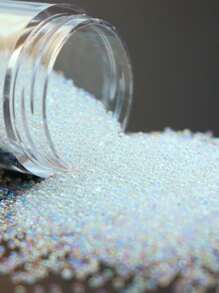 1box Rhinestone Nail Art Decoration DIY Nail Charms Nail Gems Nail Supplies - White - View 2