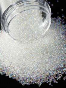 1box Rhinestone Nail Art Decoration DIY Nail Charms Nail Gems Nail Supplies - White - View 4