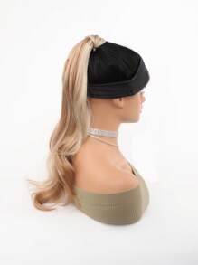 超長小波浪馬尾合成纖維接髮 - 彩色 - 查看 4