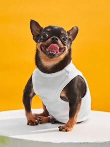 PETSIN 1入組鳳梨印花寵物背心 - 彩色 - 查看 6