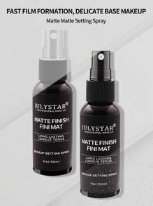 Julystar 長效定妝噴霧保濕啞光定妝產品 - 無色 - 查看 2