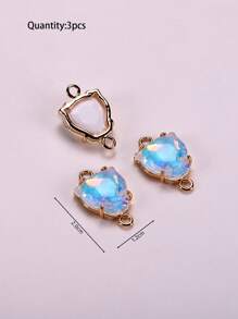 3 Cái/bộ Quyến Rũ Kim Cương Giả Tự Làm Đầu Nối Dành Cho Nữ Cho Tự Làm Trang Sức Làm - Nhiều màu - Xem 3