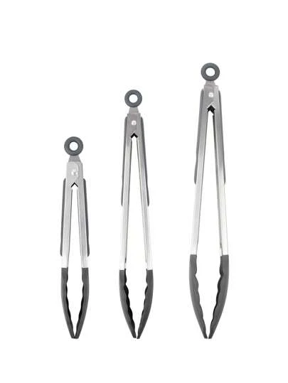 SHEIN Basic living 1pc Stainless Steel Food Tongs
