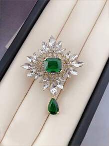 水鑽裝飾胸針 - 彩色 - 查看 1