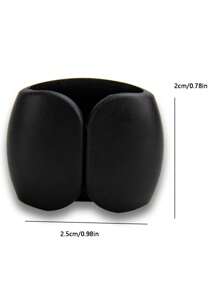 4 Du Lịch Dữ Liệu Dòng Bộ Sưu Tập Dây Hoàn Thiện Khóa Tai Nghe Dây Sạc Hoàn Thiện Quanh Co Túi Bảo Quản - màu đen - Xem 2