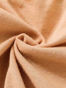 SHEIN Bé trai sơ sinh 2 Miếng Chi tiết Nút Quần thể thao - Nhiều màu - Xem 5