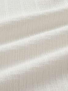 Manfinity NiteLyfe Men Solid Quarter Zip Polo Shirt - Beige - View 4