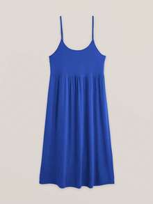 SHEIN BASICS Plus Solid Cami Dress - Royal Blue - View 5