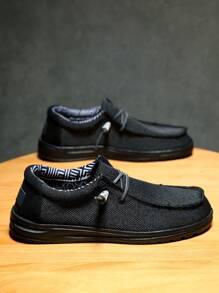 Plus Size Men's Casual Loafers, Lightweight Thin Sole
