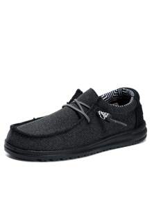 Plus Size Men's Casual Loafers, Lightweight Thin Sole