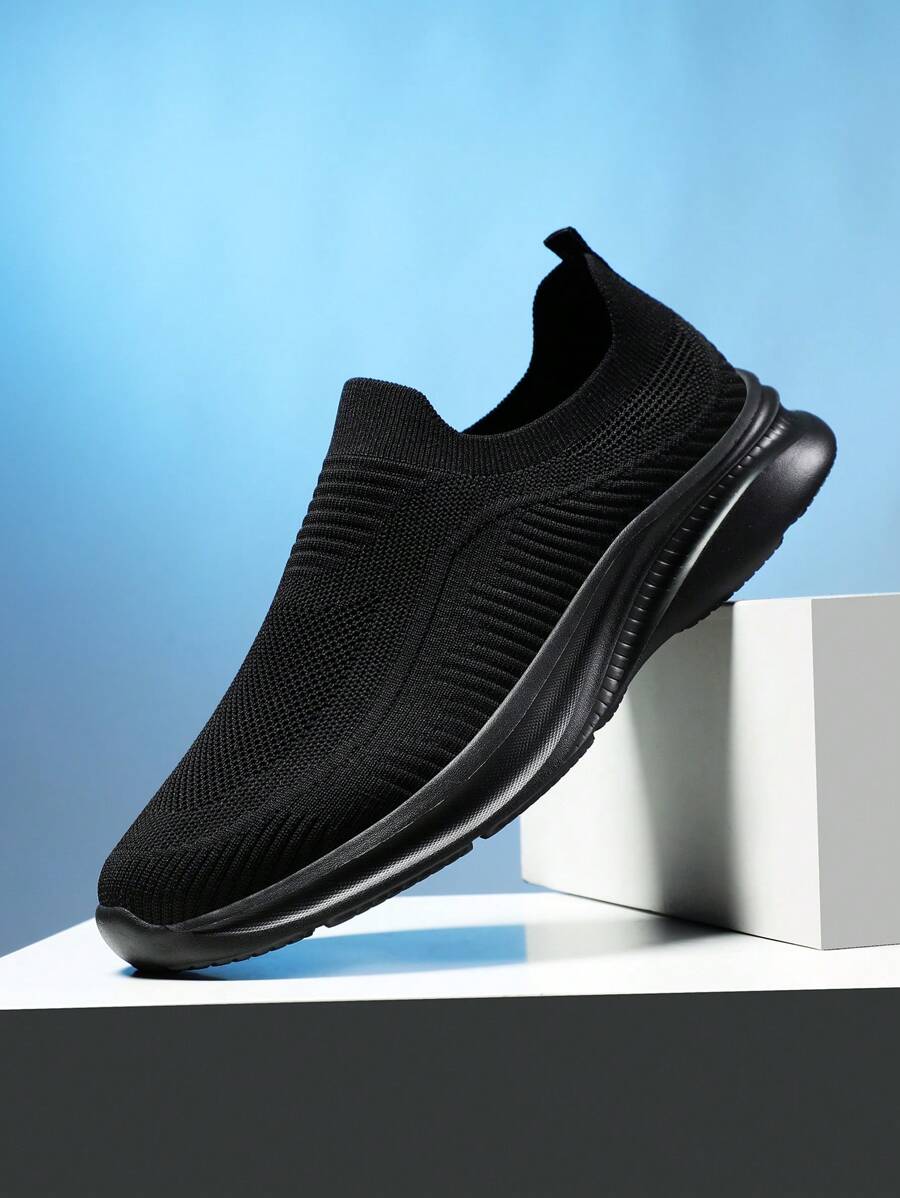 Giày thể thao nam casual, nhẹ và thoáng khí, thích hợp mang hàng ngày. - màu đen - Xem 1