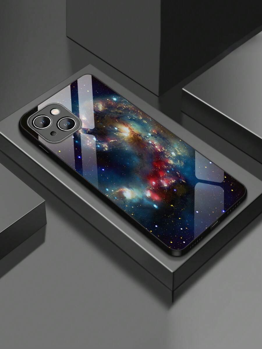 Funda para móvil con patrón de galaxia - Multicolor - Ver 1