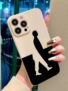 Figure Graphic Anti-fall Phone Case Boy Phone Cases - Black - View 2