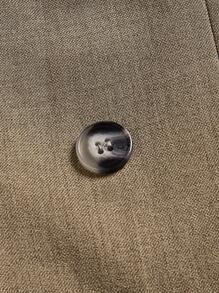 Manfinity NiteLyfe 男士素色雙排釦西裝外套和西裝褲套裝 - 卡其色 - 查看 7