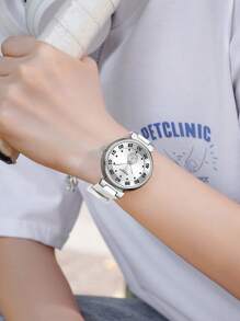 SANDA 極簡夜光男士豪華品牌石英手錶,休閒防水男士手錶,計時裝置