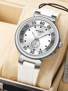 SANDA 極簡夜光男士豪華品牌石英手錶,休閒防水男士手錶,計時裝置