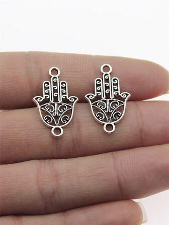 15入組/套法蒂瑪之手DIY首飾配件