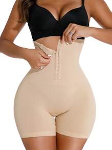 鉤眼扣腰帶腰帶塑形短褲