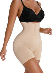 鉤眼扣腰帶腰帶塑形短褲