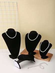 1pc Solid Color Jewelry Rack