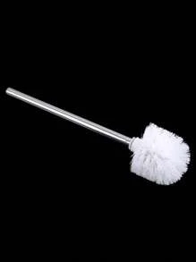1pc Long Handle Toilet Cleaning Brush - White - View 2