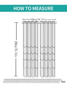 1pc Green Leaf Pattern Sheer Panel, Modern Polyester Light Filtering Sheer Curtain For Home Decor - Green - View 2