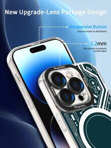 Habyby Men Boys Magnetic Circuit  Design Pattern Fashion Phone Case Boy Phone Cases - Multicolor - View 6