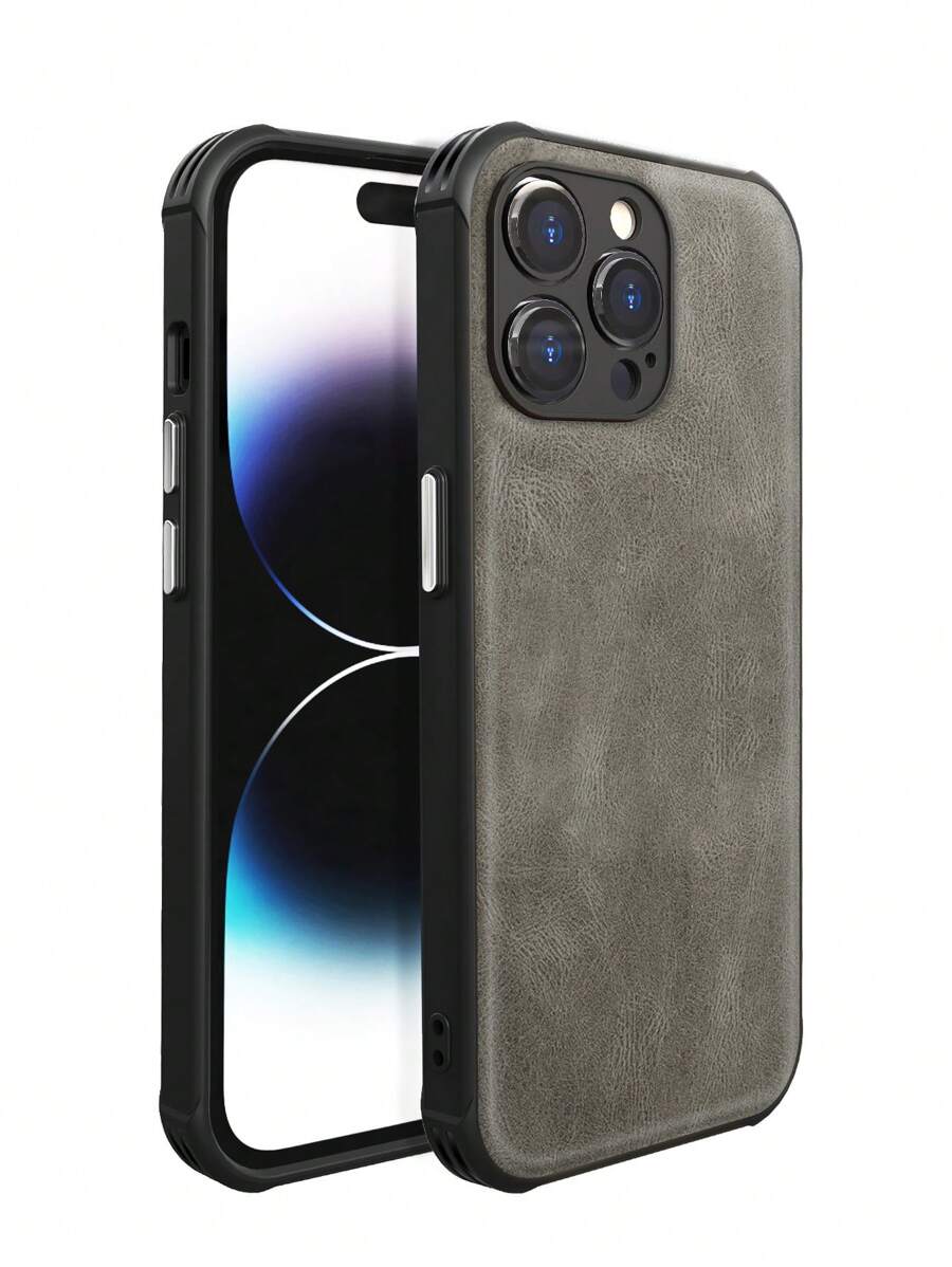 Habyby Men Texture PU Anti-fall Elegant Phone case Compatible With iPhone15/15Plus/15Pro/15Promax