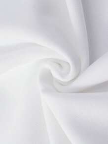 Manfinity Roghcode 宽松卡通图案落肩男式 T 恤 - 白色 - 查看 5