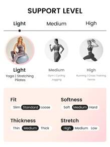 Lifespree Plus Contrast Binding Sports Bra - Black - View 7