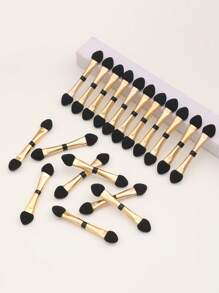 20pcs Double-ended Eyeshadow Brush - Multicolor - View 1