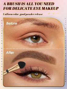 20pcs Double-ended Eyeshadow Brush - Multicolor - View 8