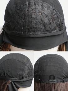 HAIRCUBE 女士卷发发带假发，波浪棕金色合成长卷发假发，带发带 - 彩色 - 查看 10