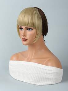 Tóc Ngắn Thẳng Tổng Hợp - gừng - Xem 7