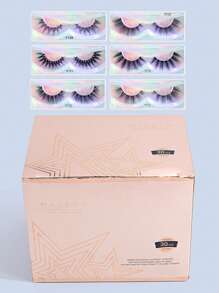 MAGEFY 30 pares Pestañas postizas voluminizadas - Negro - Ver 3